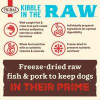 Kibble in the Raw <br> Fish & Pork Recipe