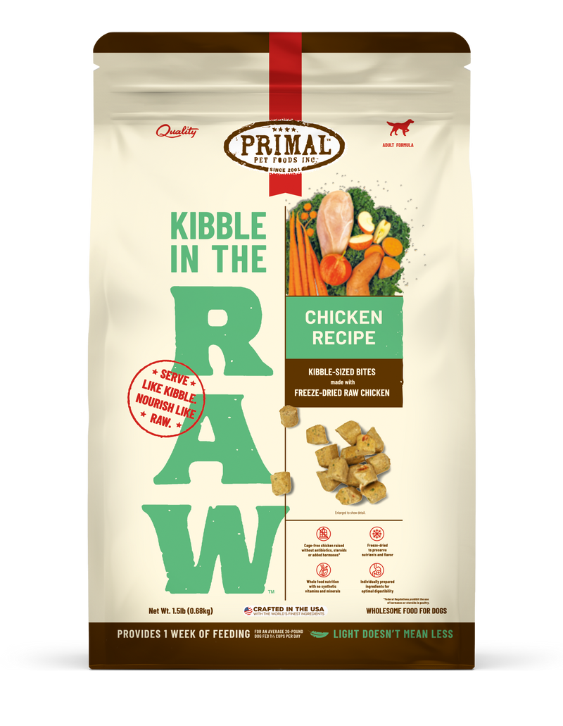 Kibble in the Raw <br> Chicken Recipe