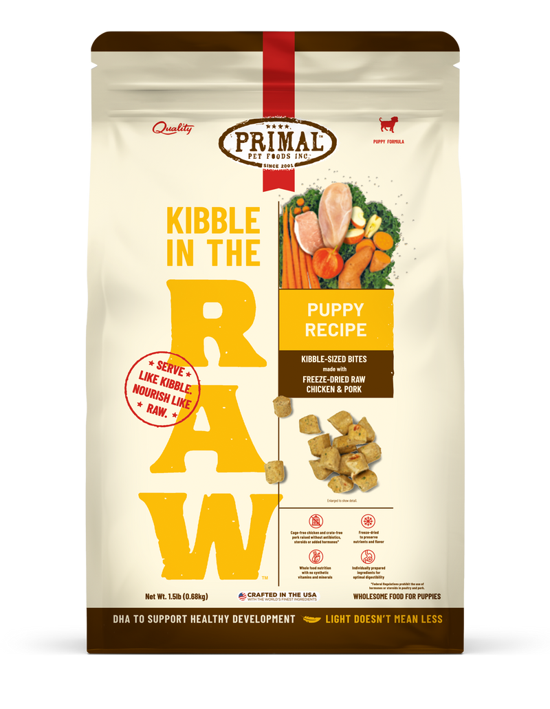 Kibble in the Raw <br> Puppy Recipe