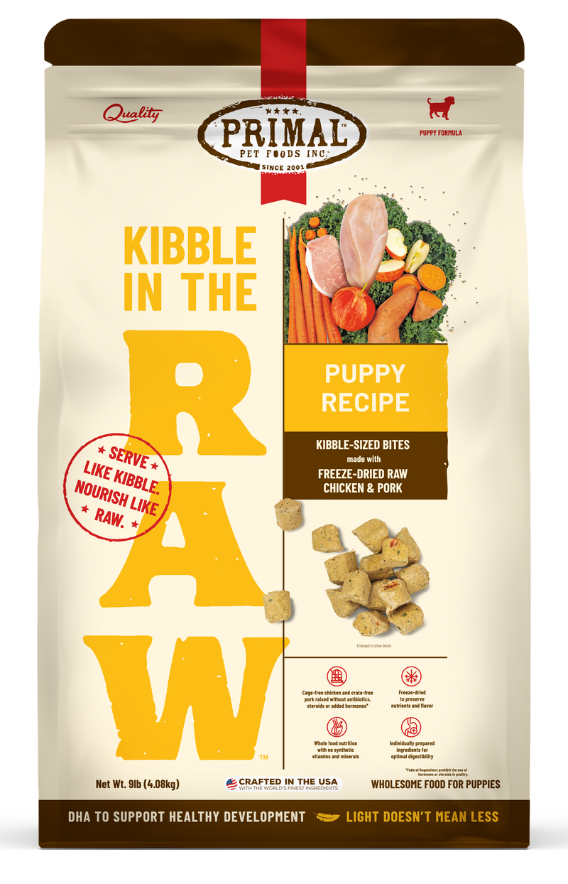 Kibble in the Raw <br> Puppy Recipe