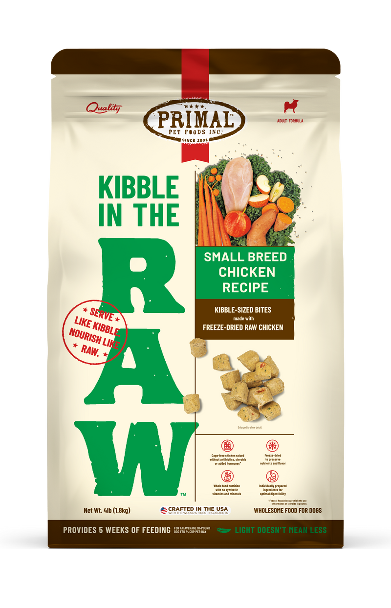 Kibble in the Raw <br> Small Breed Chicken Recipe